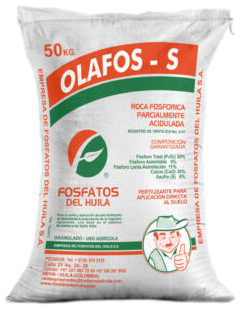 Fertilizante Fosfórico Compuesto y Orgánico OLAFOS-S - 50Kg
