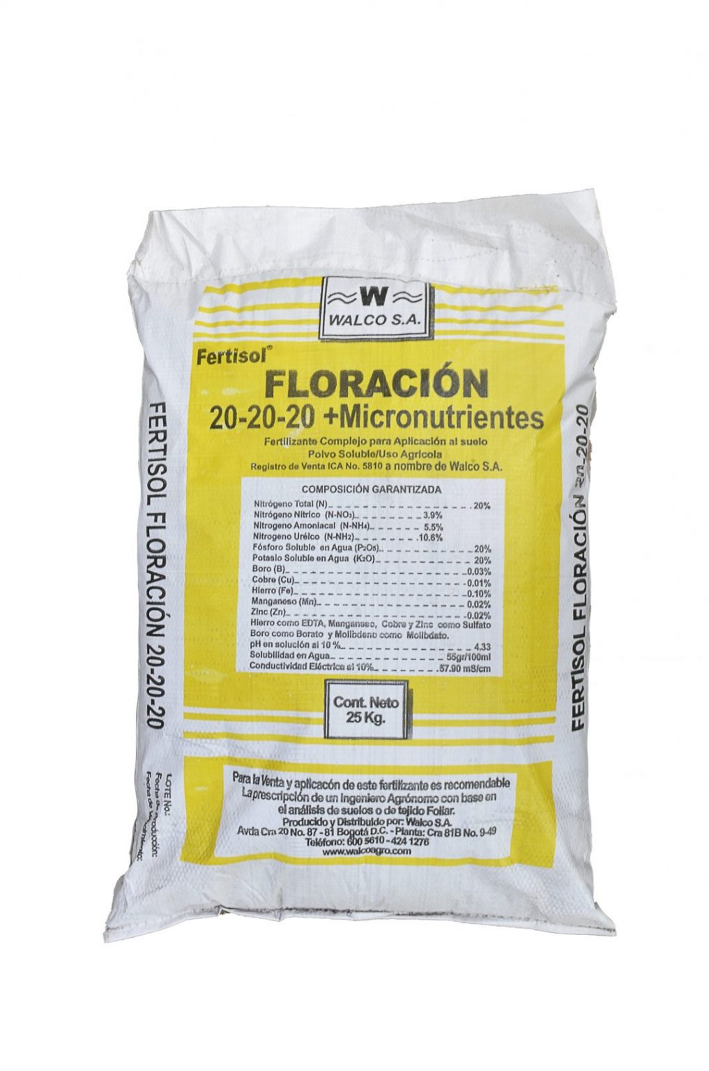 Fertilizante Fertisol Floración - Saco 25Kg