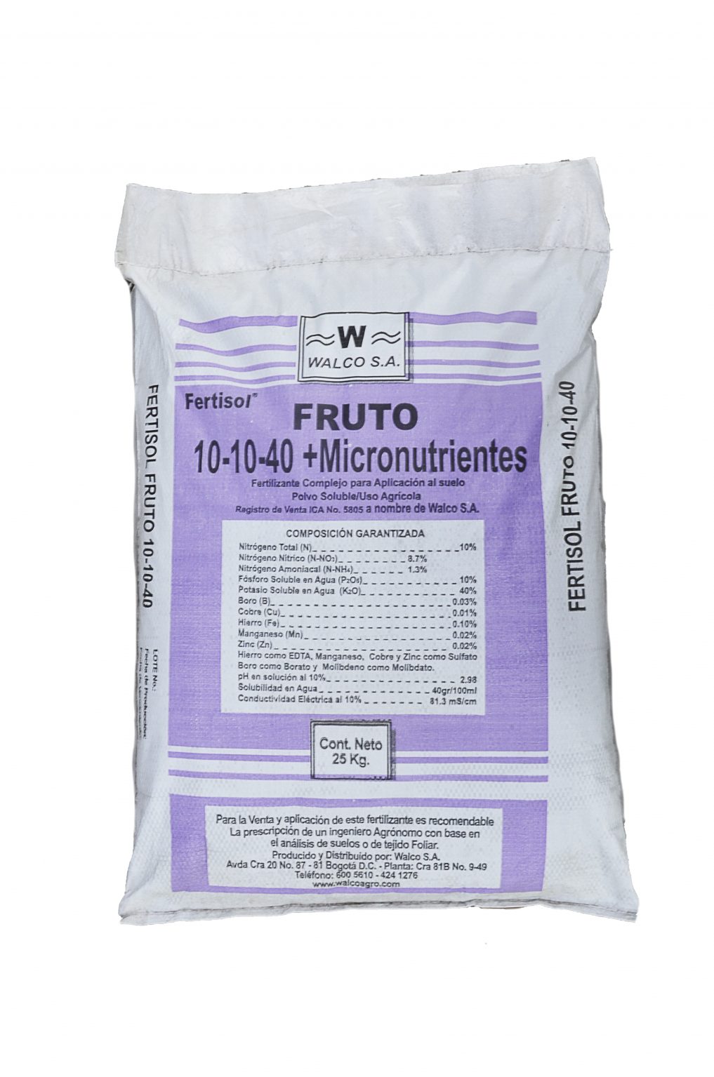 Fertilizante Fertisol Fruto - Saco 25Kg