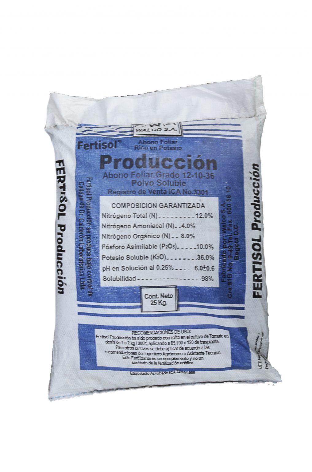 Fertilizante Fertisol Producción - Saco 25Kg