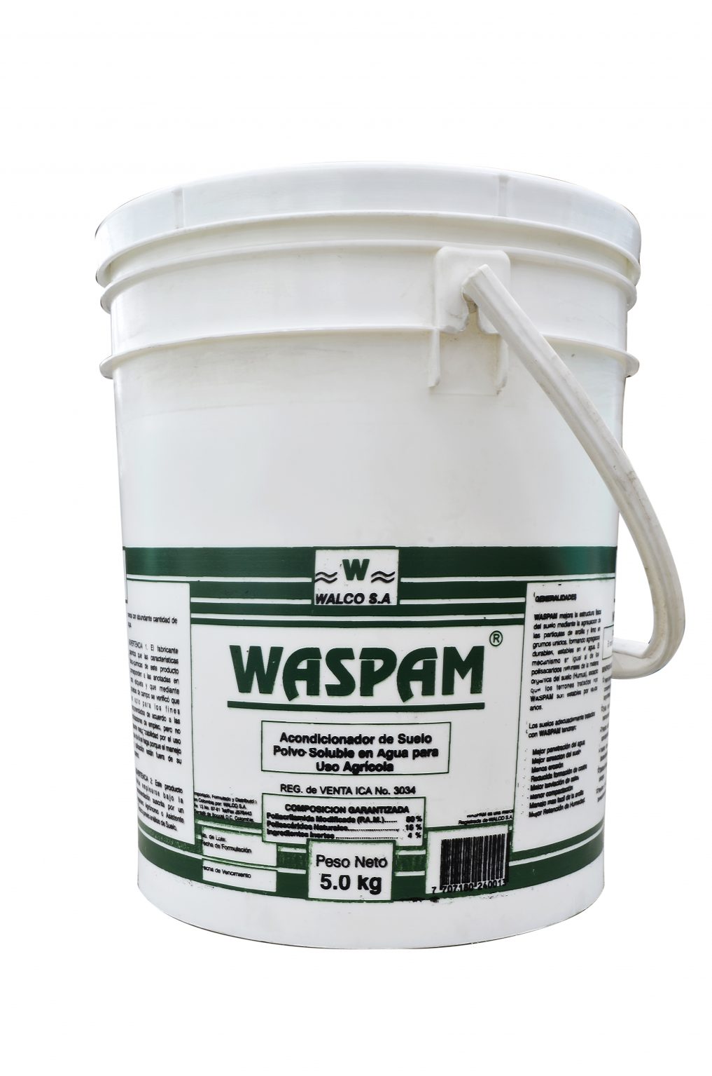 Acondicionador de Suelo Waspam - Balde 5Kg