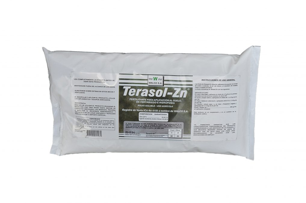 Corrector de Carencia de Zinc - Quelato Terasol Zn