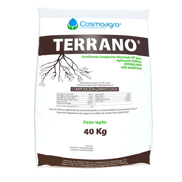 Fertilizante Terrano - Saco 40Kg