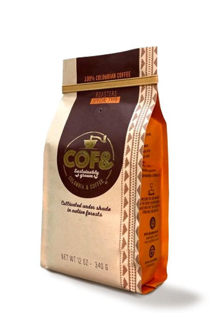 Bolsa Impresa para Café 60% Biodegradable