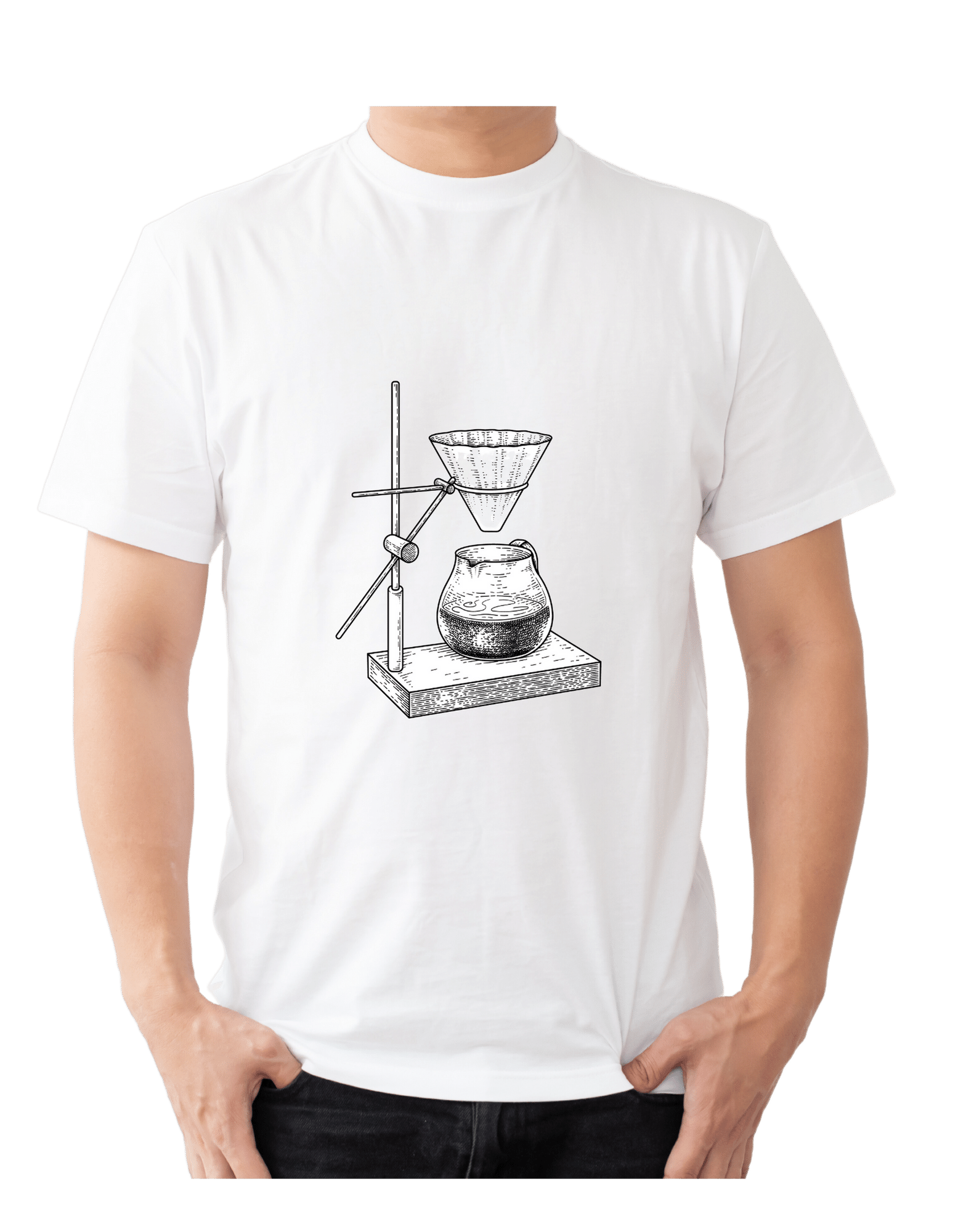 Camiseta Premium 100% Algodón - Diseño Café V60