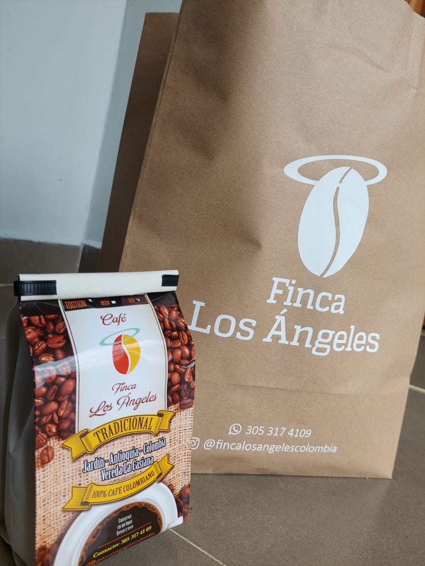 Café Tostado en Grano Finca Los Ángeles - 250 gr