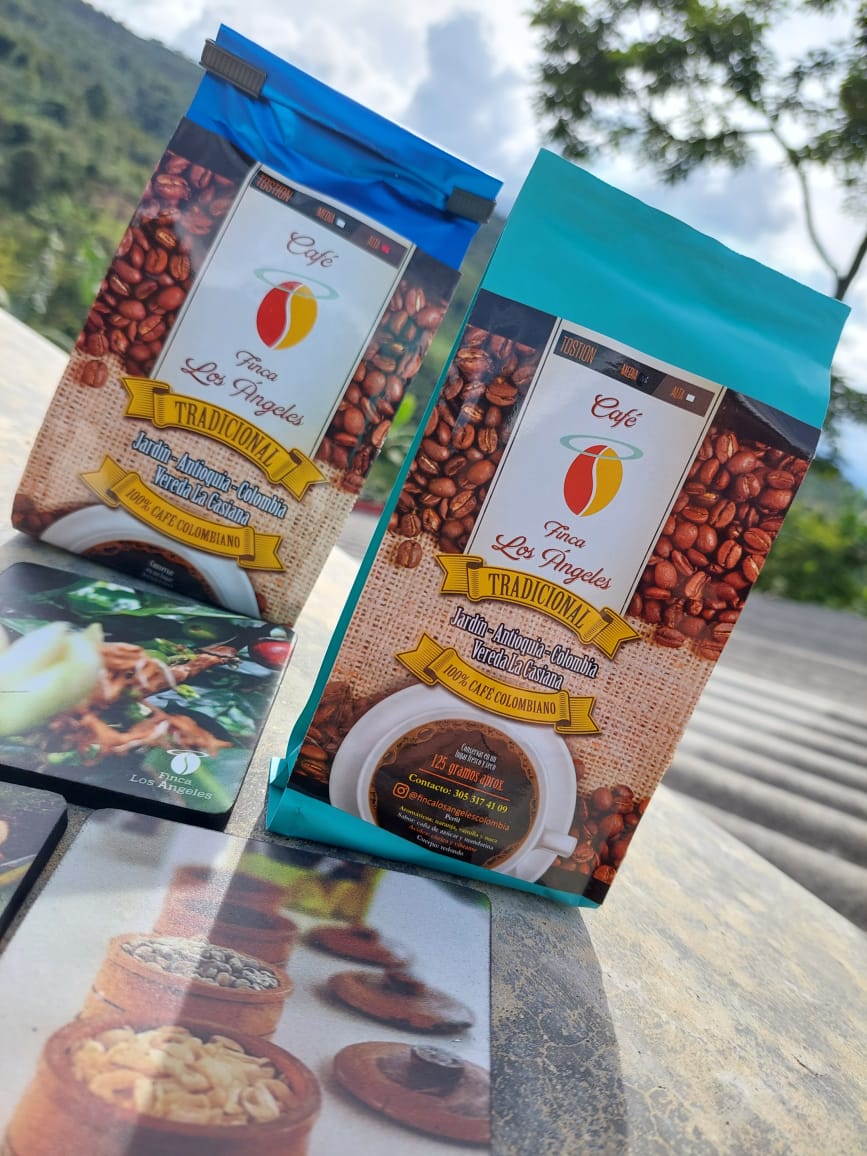 Café Tostado en Grano Finca Los Ángeles - 125 gr